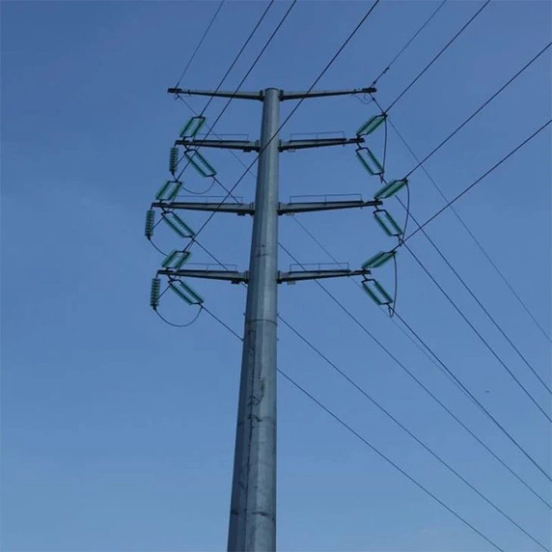 పవర్ లైన్ కోసం 500kV లాటిస్ స్టీల్ టవర్